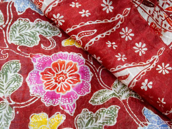 Handgemaakte zijden sjaal uit Bali