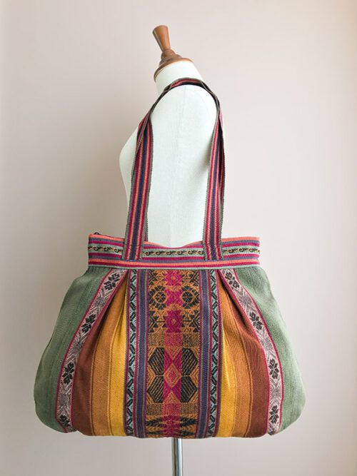 Handgeweven schoudertas uit Peru