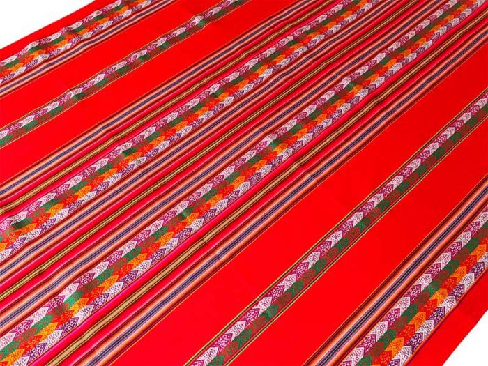 Rode Peruaanse deken